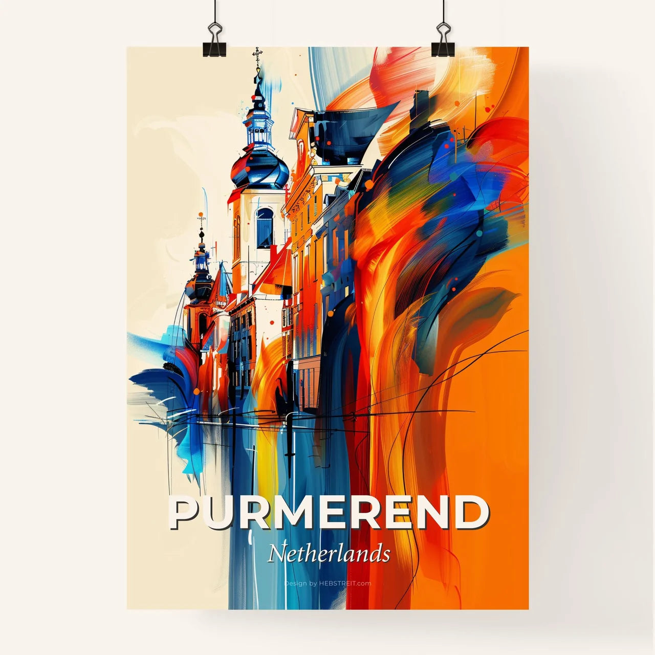 Vibrant Purmerend, Netherlands Poster