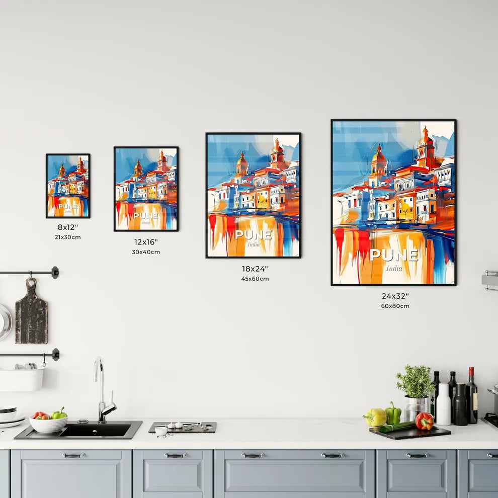 Vibrant Pune, India Kitchen Art