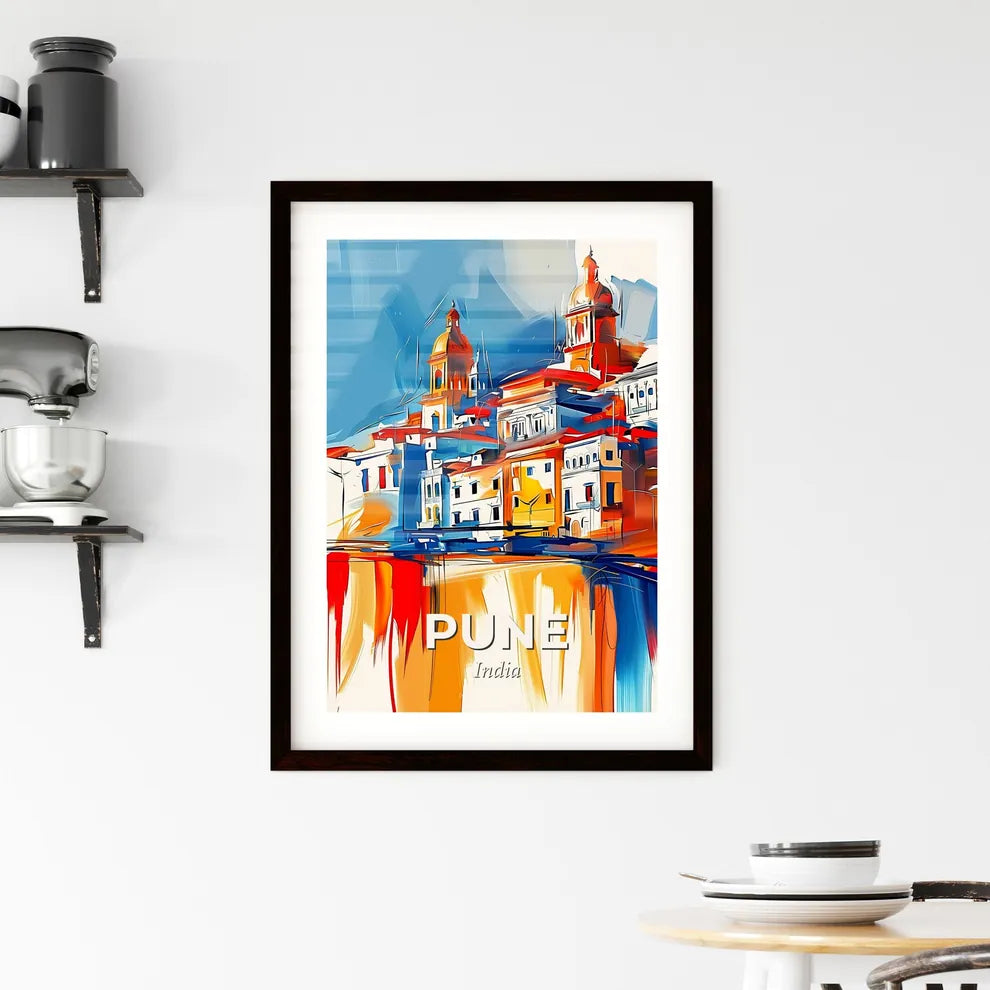 Vibrant Pune, India Framed Print