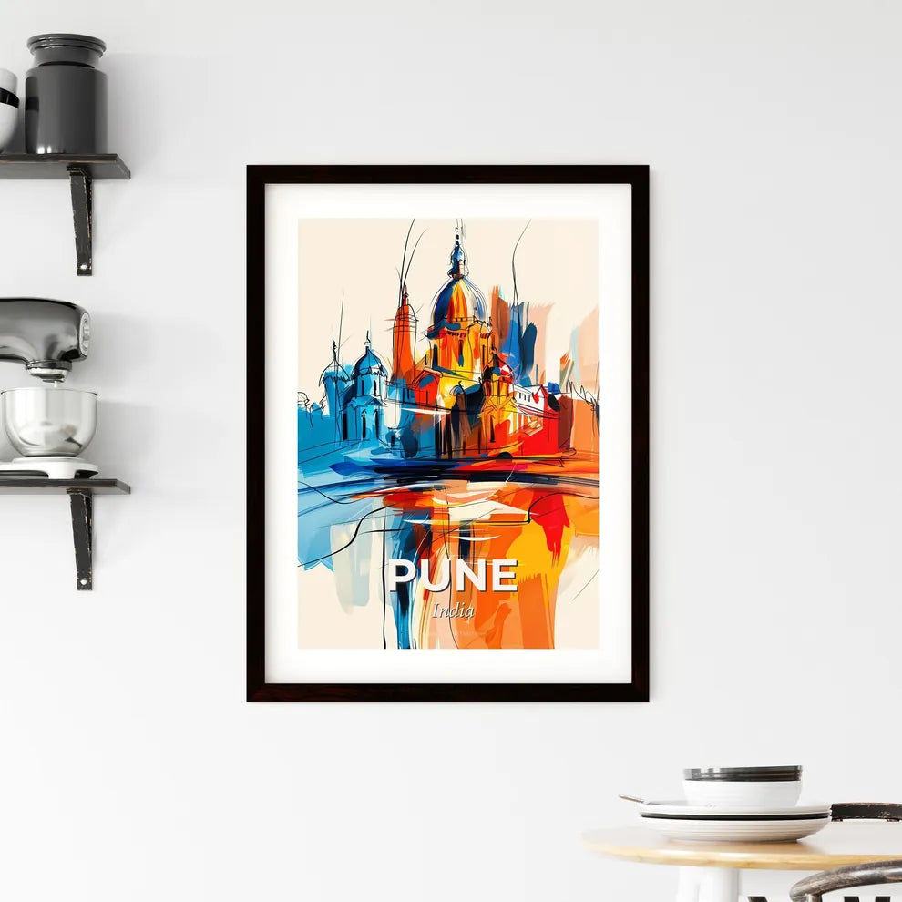 Vibrant Pune, India Framed Print
