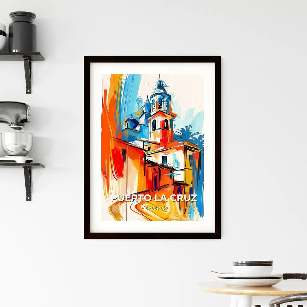 Vibrant Puerto La Cruz, Venezuela Framed Print