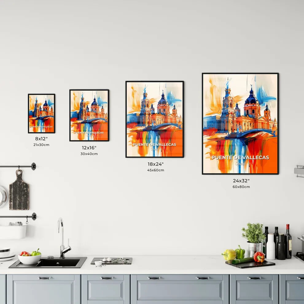 Vibrant Puente De Vallecas, Spain Kitchen Art