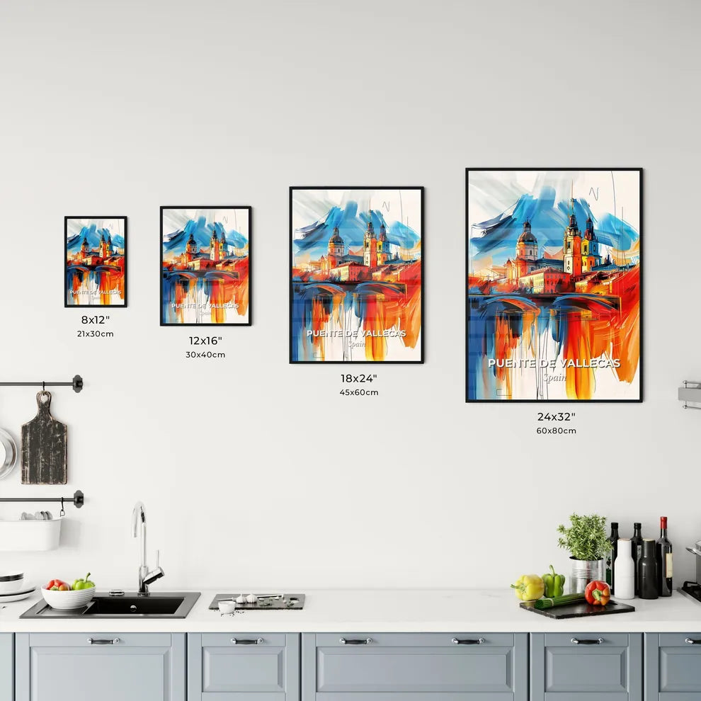 Vibrant Puente De Vallecas, Spain Kitchen Art