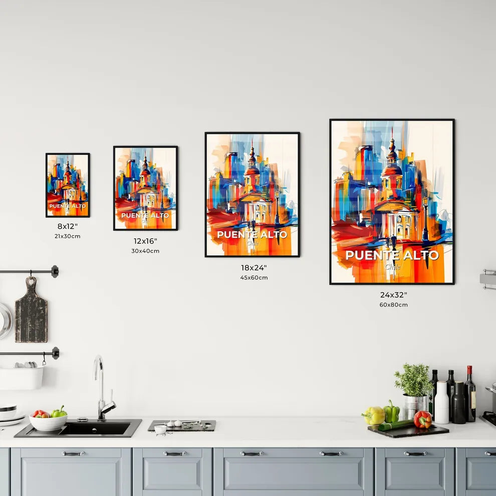 Vibrant Puente Alto, Chile Kitchen Art