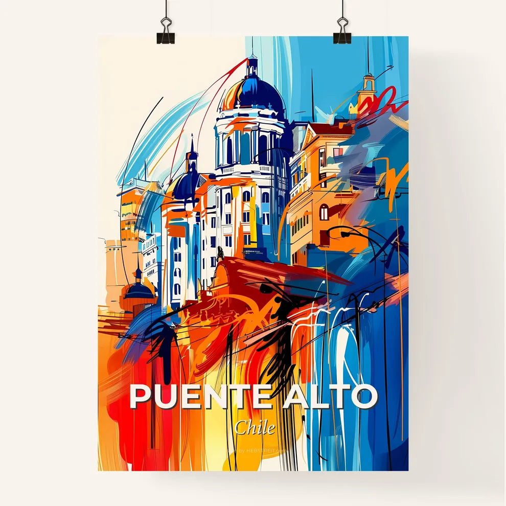 Vibrant Puente Alto, Chile Poster