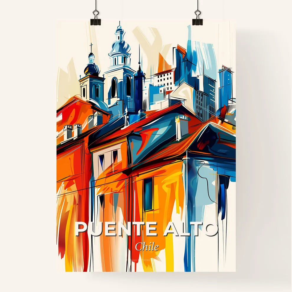 Vibrant Puente Alto, Chile Poster