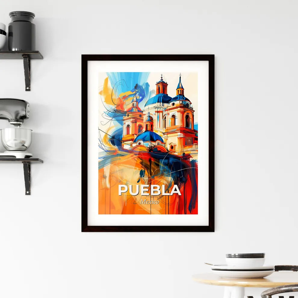 Vibrant Puebla, Mexico Framed Print