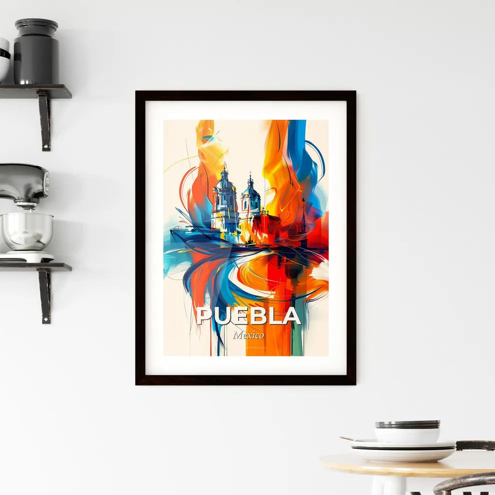 Vibrant Puebla, Mexico Framed Print