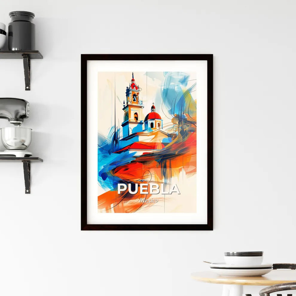 Vibrant Puebla, Mexico Framed Print