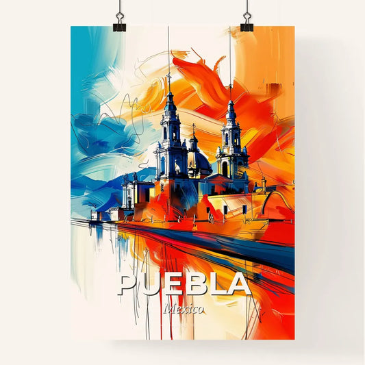 Vibrant Puebla, Mexico Poster