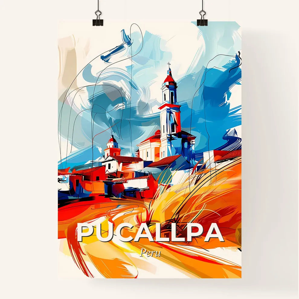 Vibrant Pucallpa, Peru Poster
