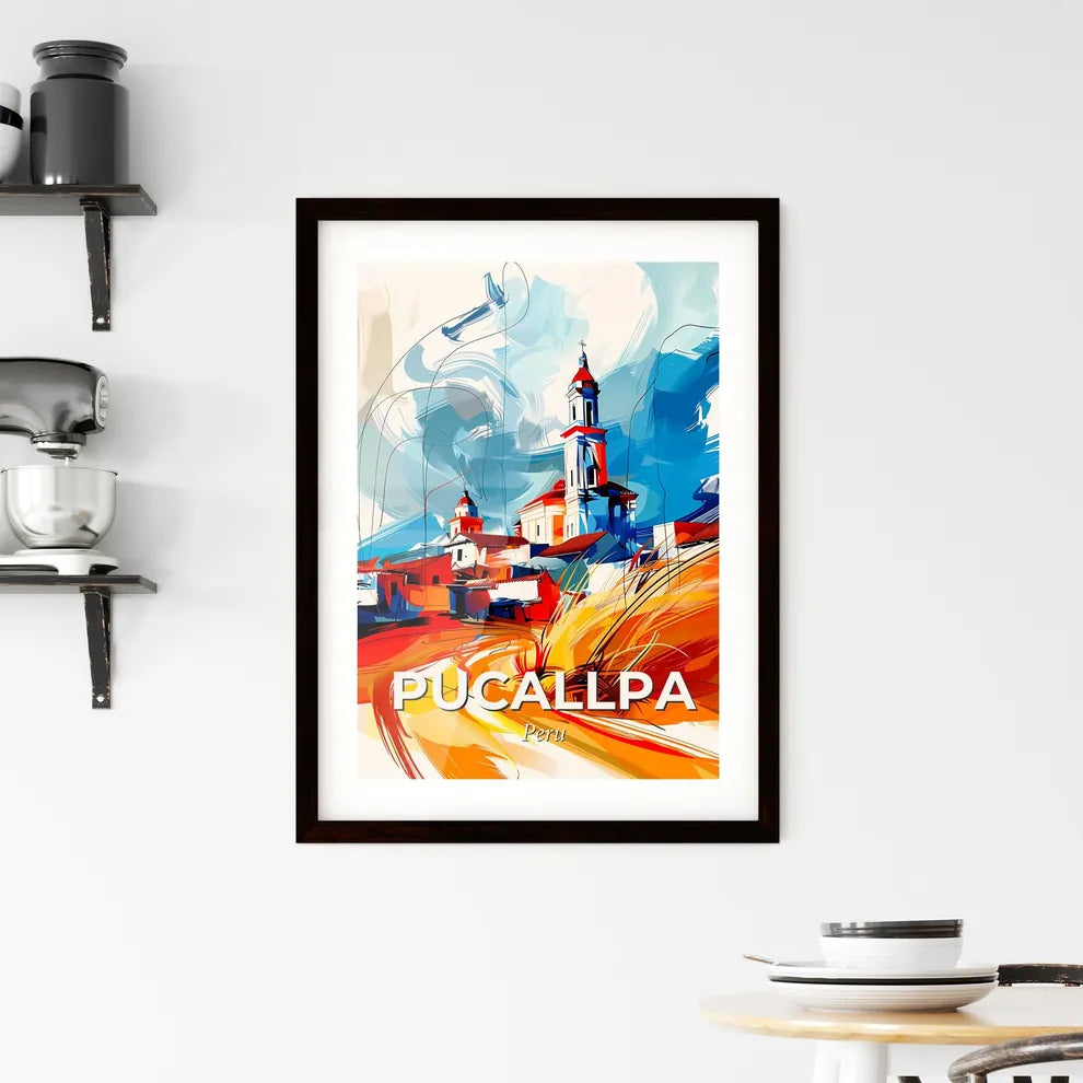 Vibrant Pucallpa, Peru Framed Print
