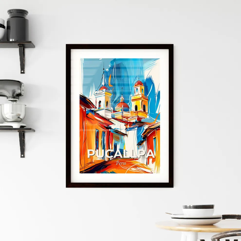 Vibrant Pucallpa, Peru Framed Print