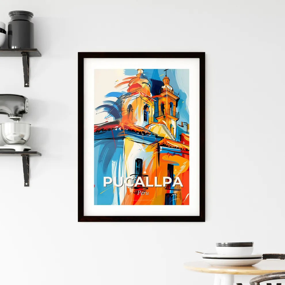 Vibrant Pucallpa, Peru Framed Print