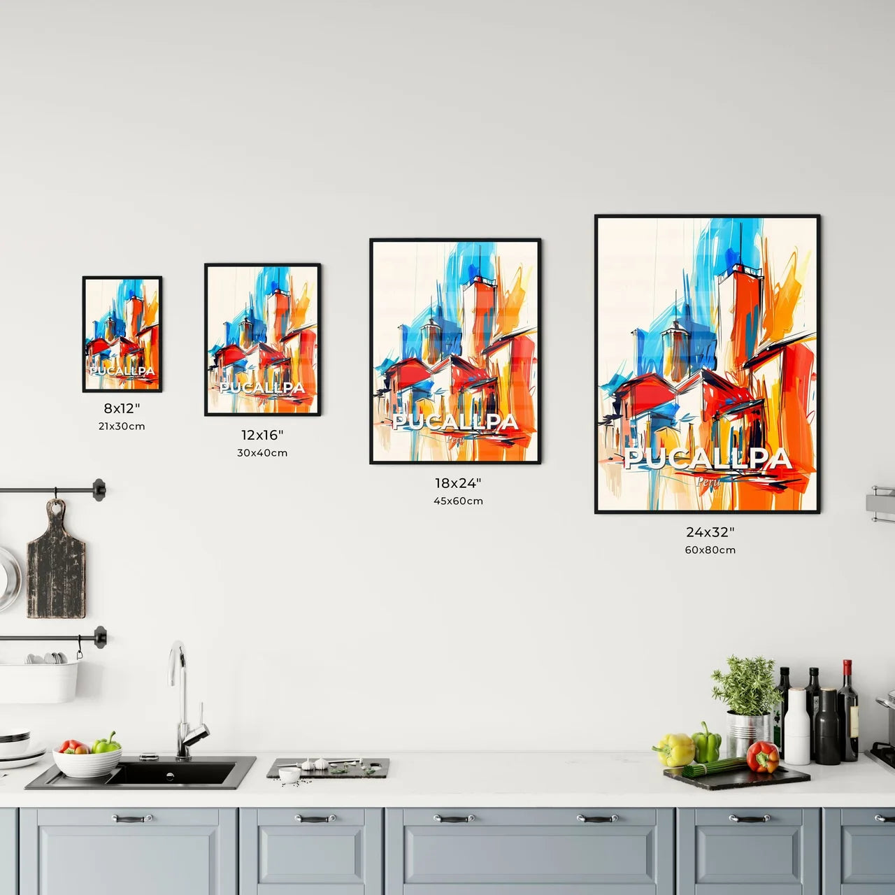 Vibrant Pucallpa, Peru Kitchen Art