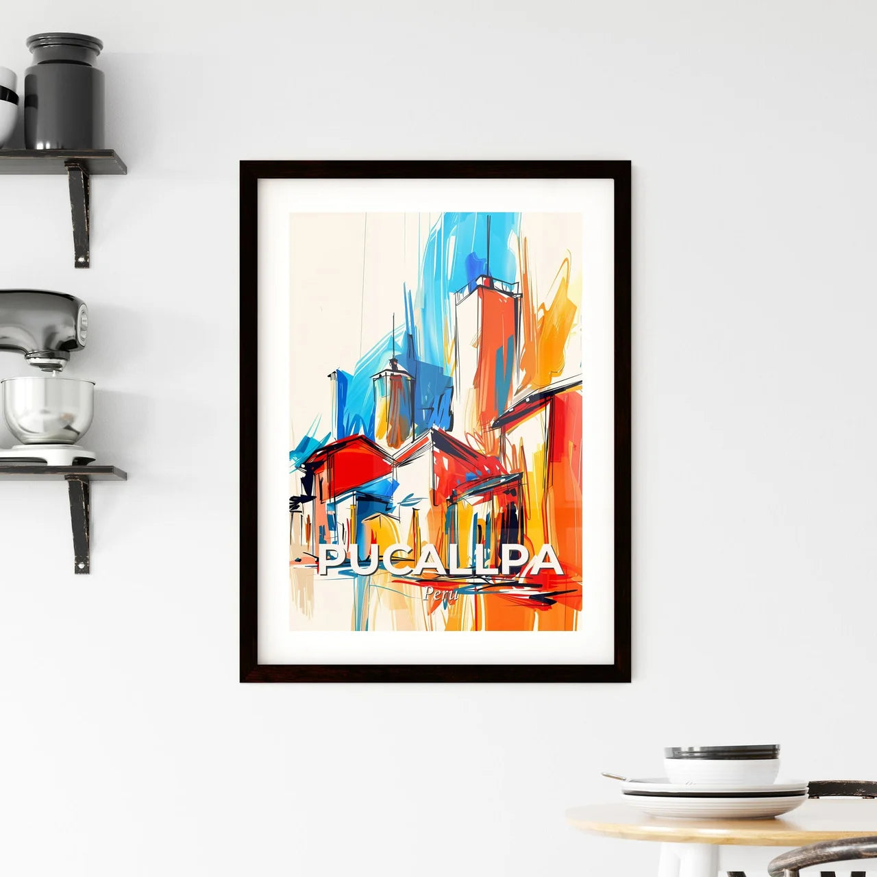 Vibrant Pucallpa, Peru Framed Print
