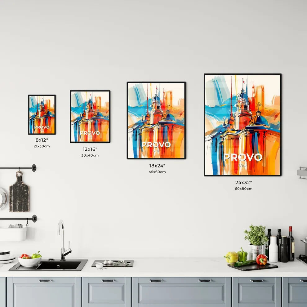 Vibrant Provo, Utah Kitchen Art