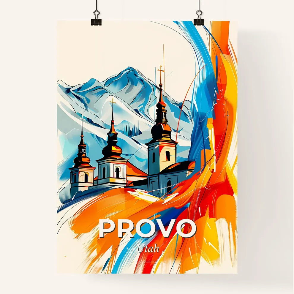 Vibrant Provo, Utah Poster