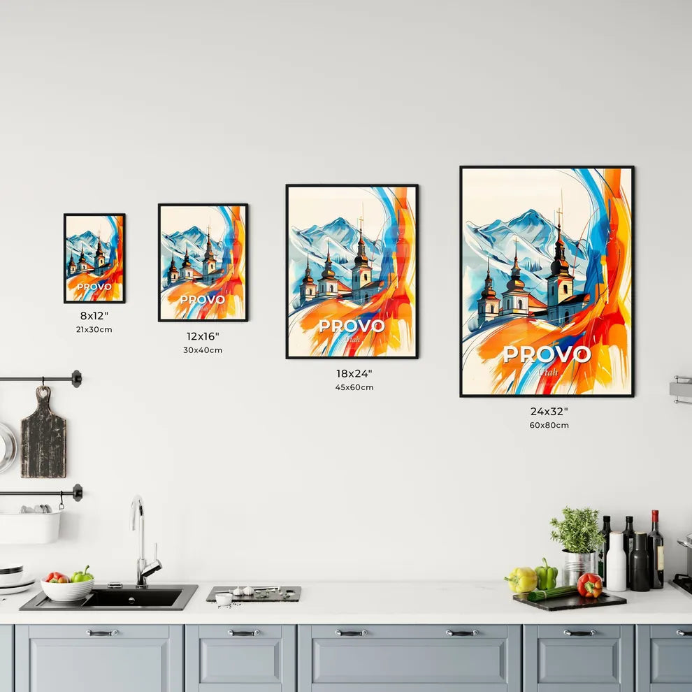 Vibrant Provo, Utah Kitchen Art