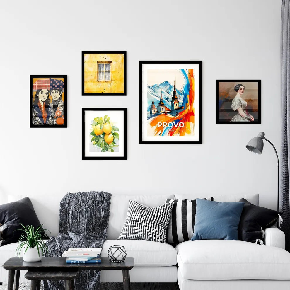 Vibrant Provo, Utah Wall Art Collection