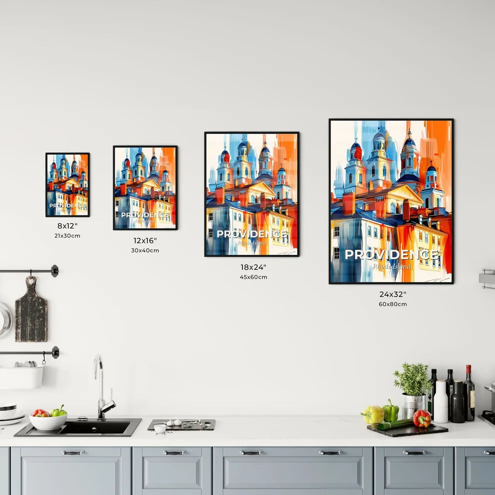 Vibrant Providence, Rhode Island Kitchen Art