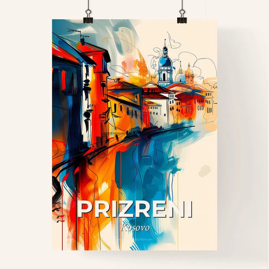 Vibrant Prizreni, Kosovo Poster