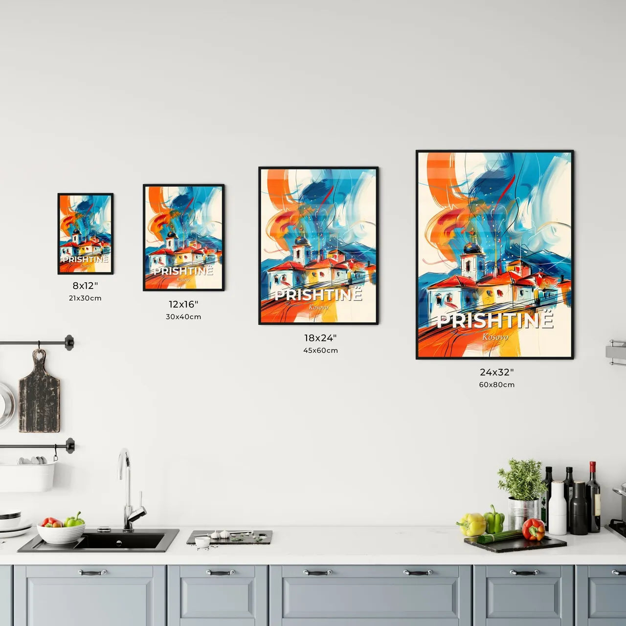 Vibrant Prishtinë, Kosovo Kitchen Art