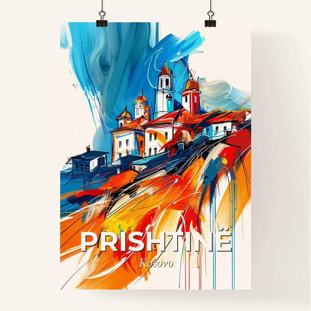 Vibrant Prishtinë, Kosovo Poster
