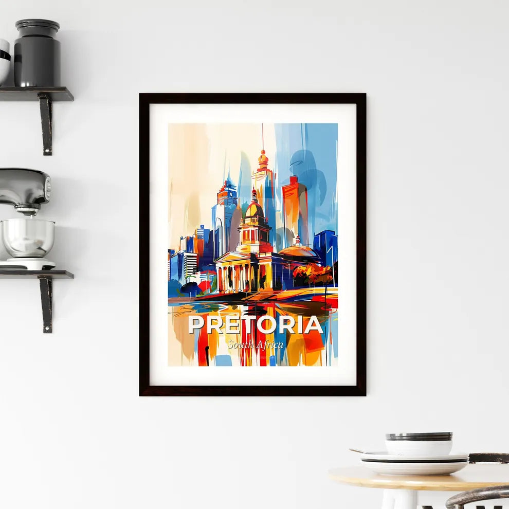 Vibrant Pretoria, South Africa Framed Print