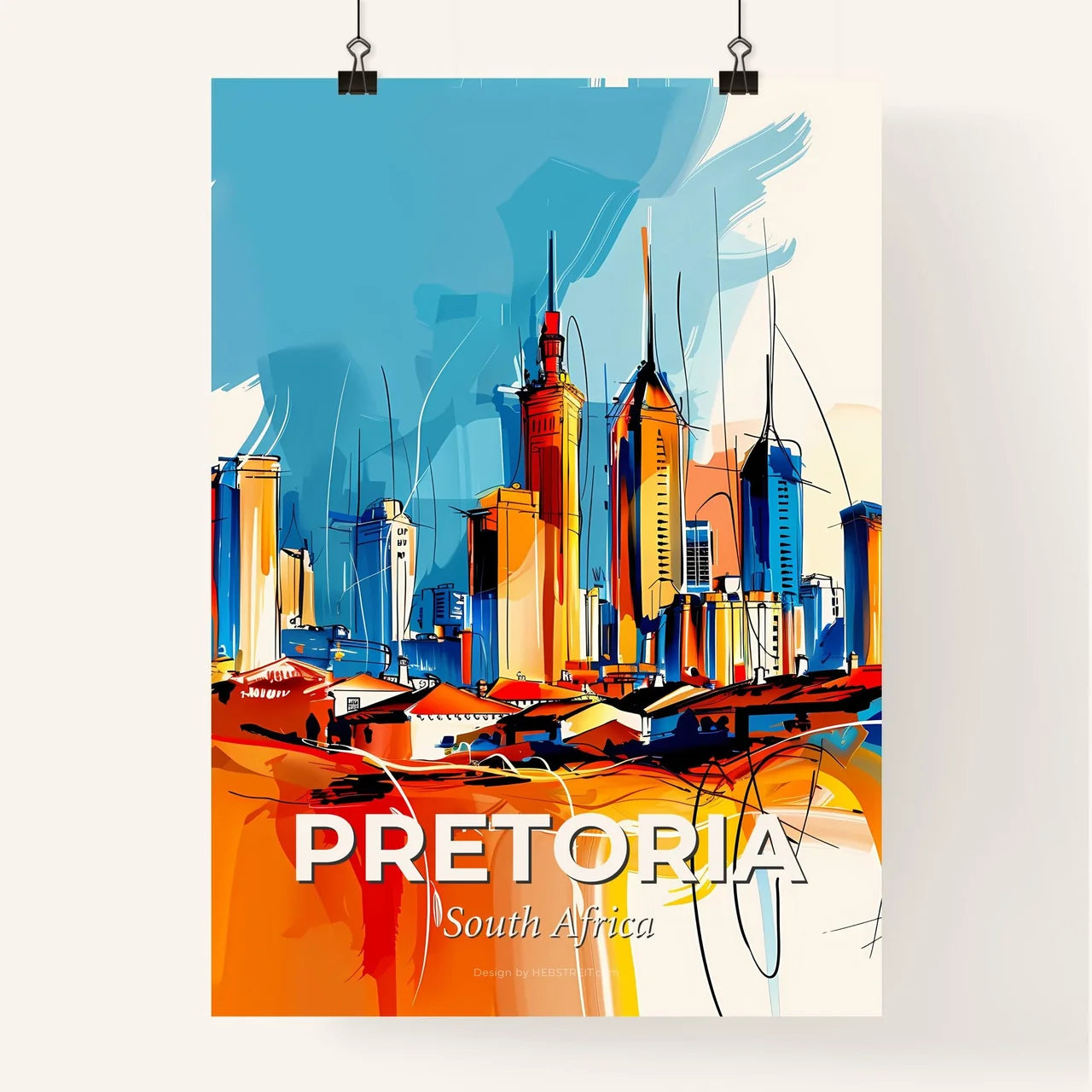 Vibrant Pretoria, South Africa Poster