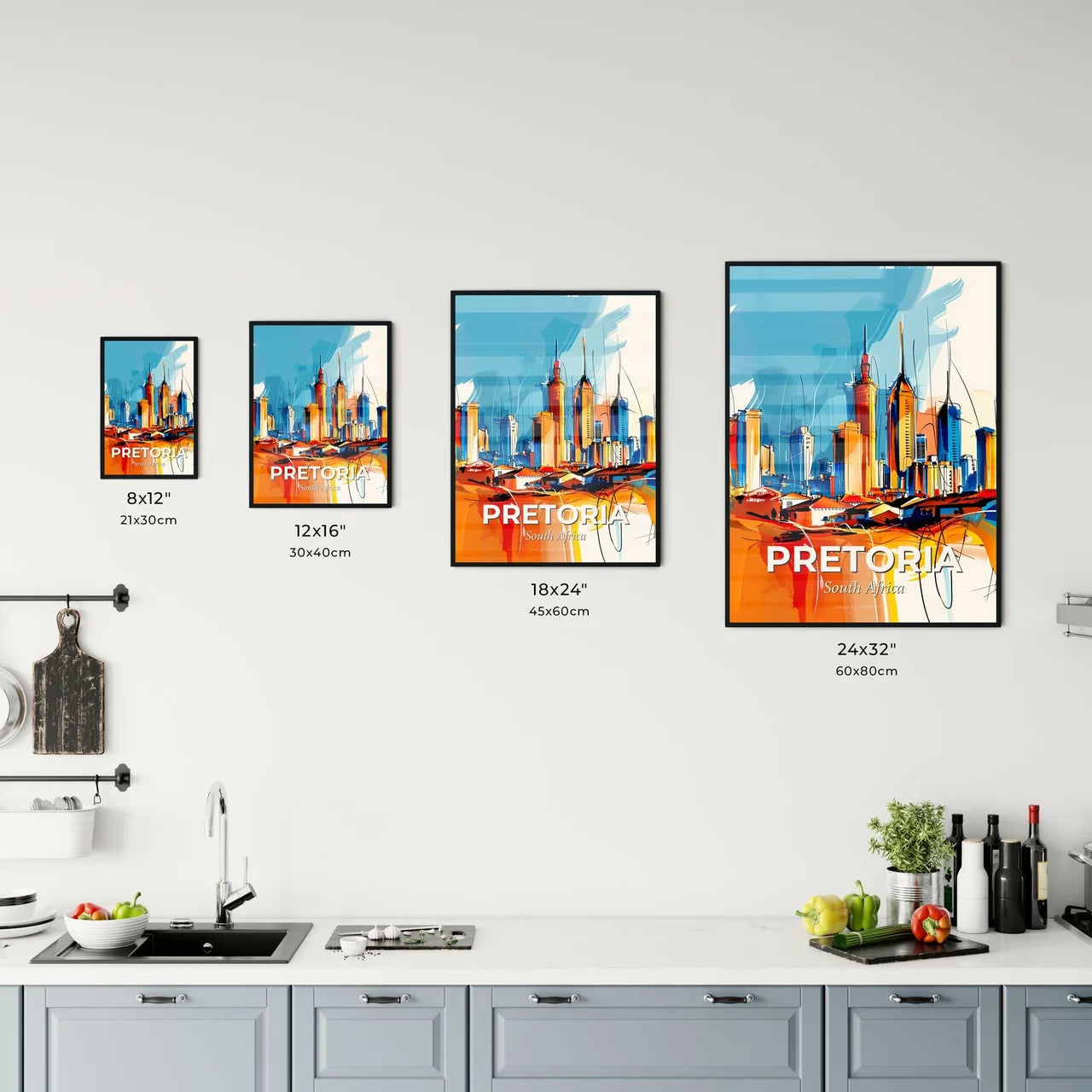 Vibrant Pretoria, South Africa Kitchen Art
