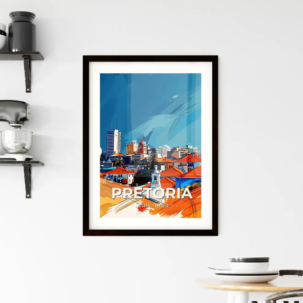 Vibrant Pretoria, South Africa Framed Print