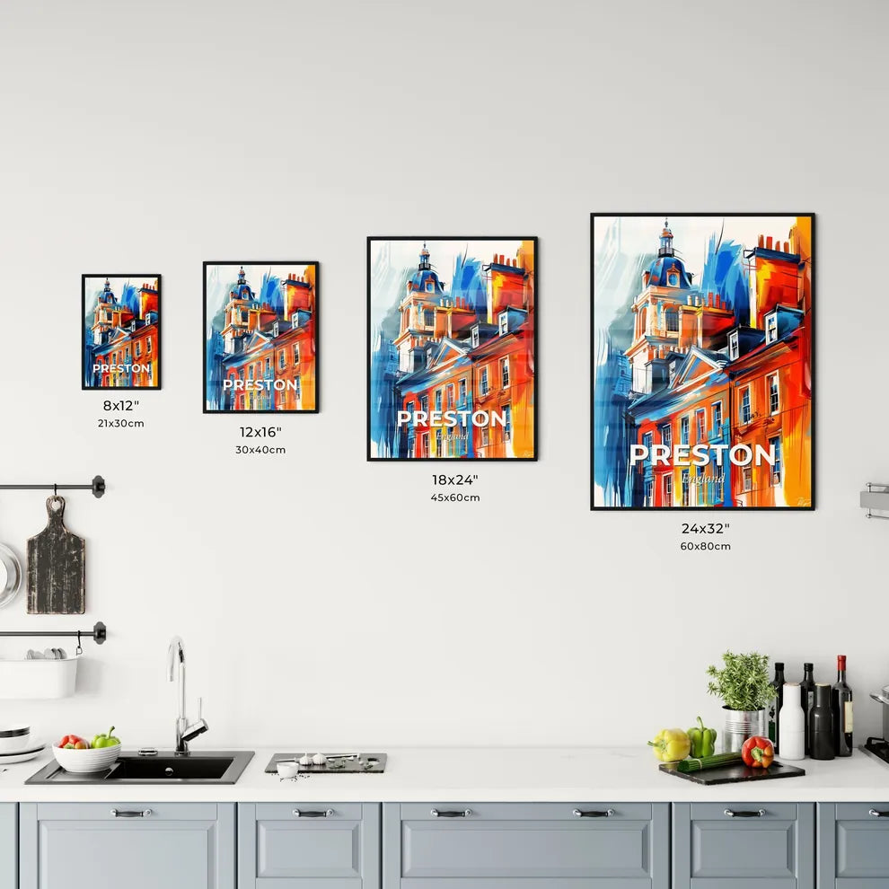 Vibrant Preston, England Kitchen Art