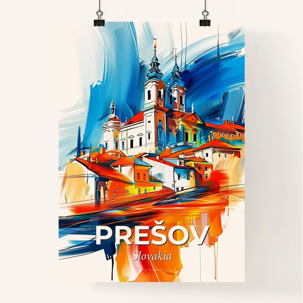Vibrant Prešov, Slovakia Poster