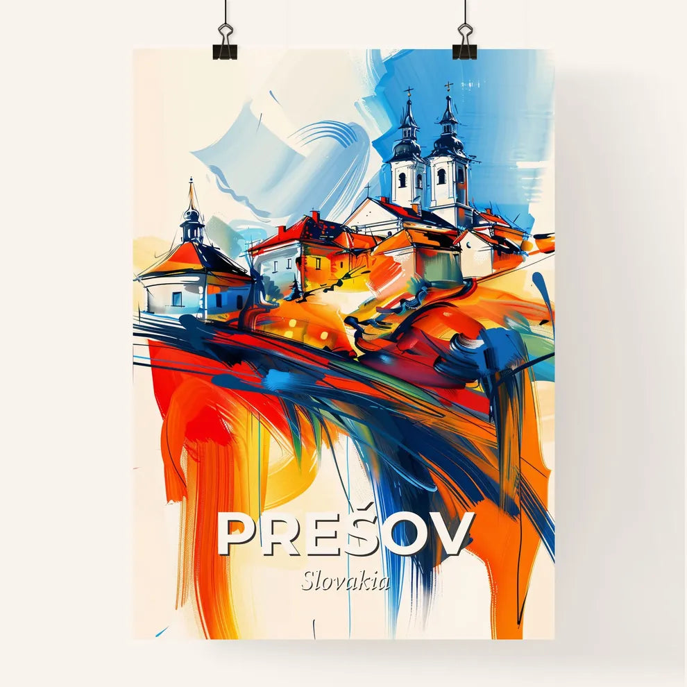 Vibrant Prešov, Slovakia Poster