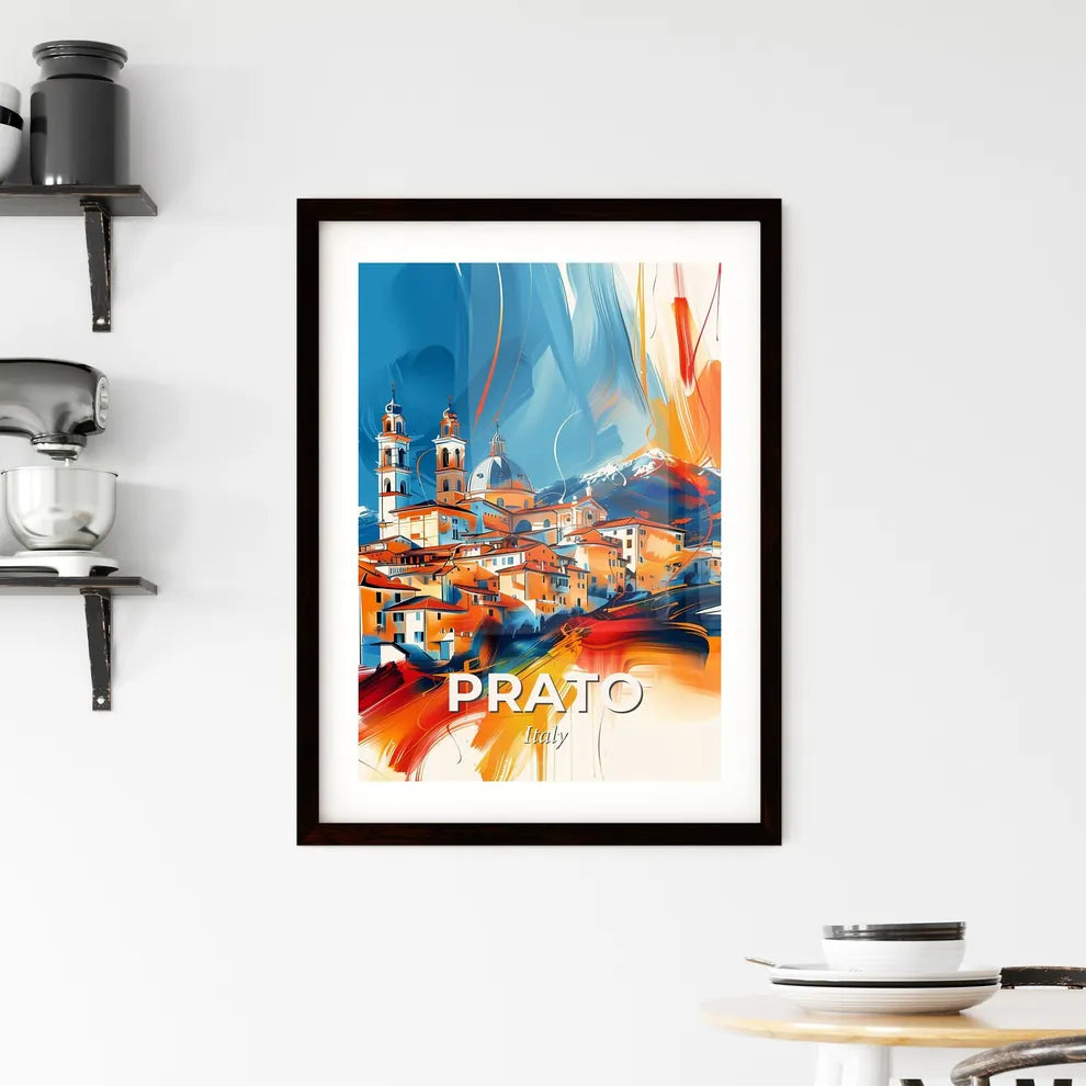 Vibrant Prato , Italy Framed Print