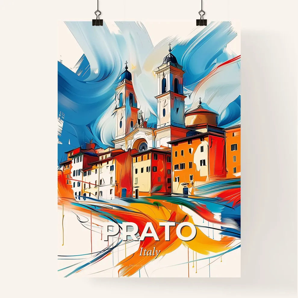 Vibrant Prato , Italy Poster