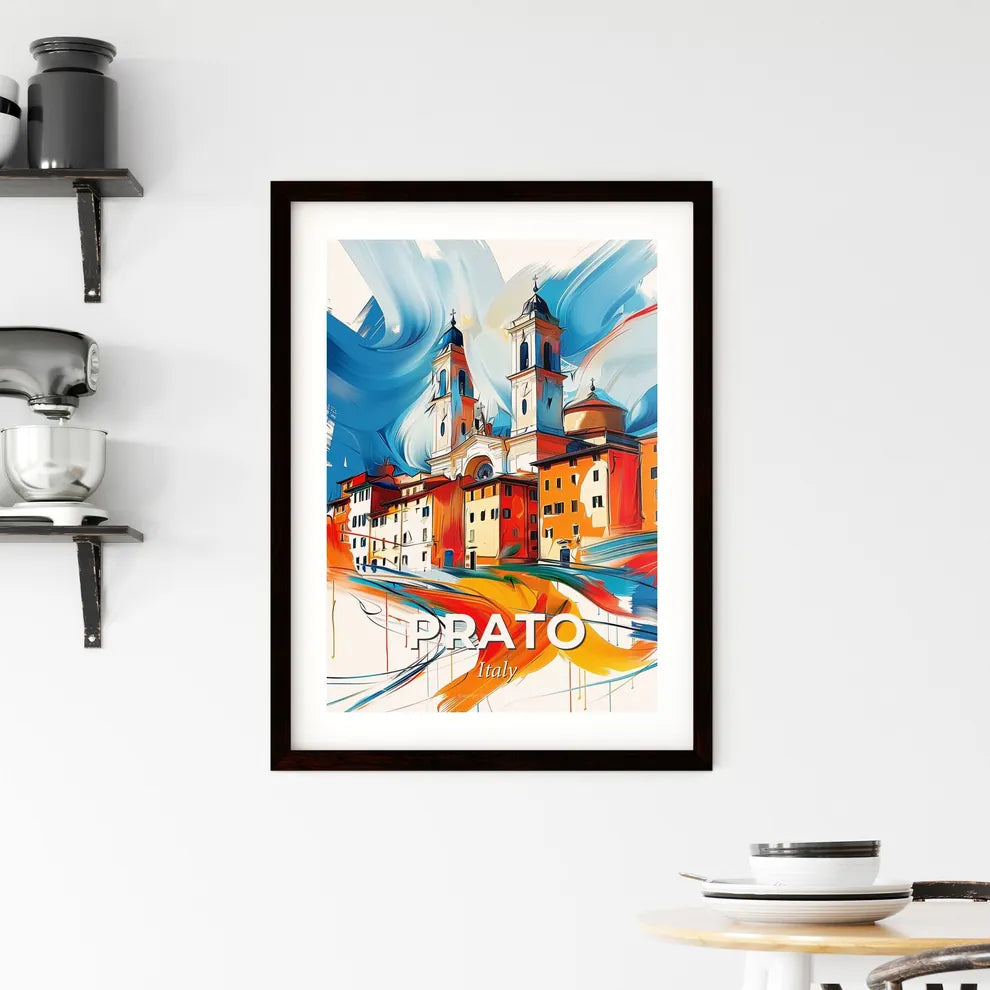 Vibrant Prato , Italy Framed Print