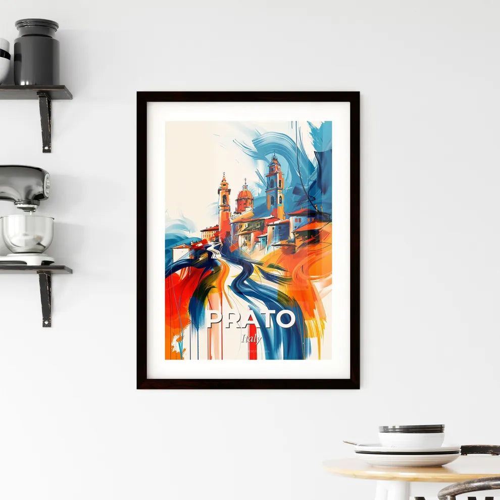 Vibrant Prato , Italy Framed Print