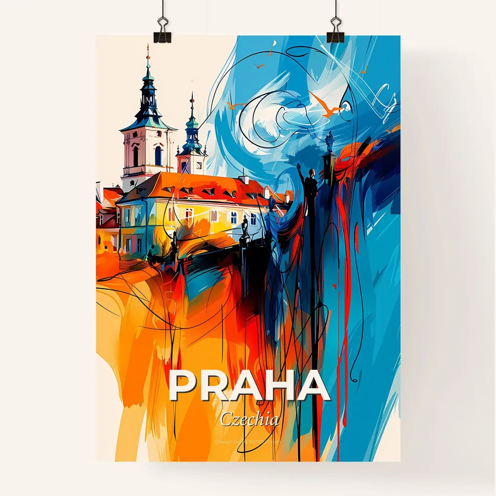 Vibrant Praha, Czechia Poster