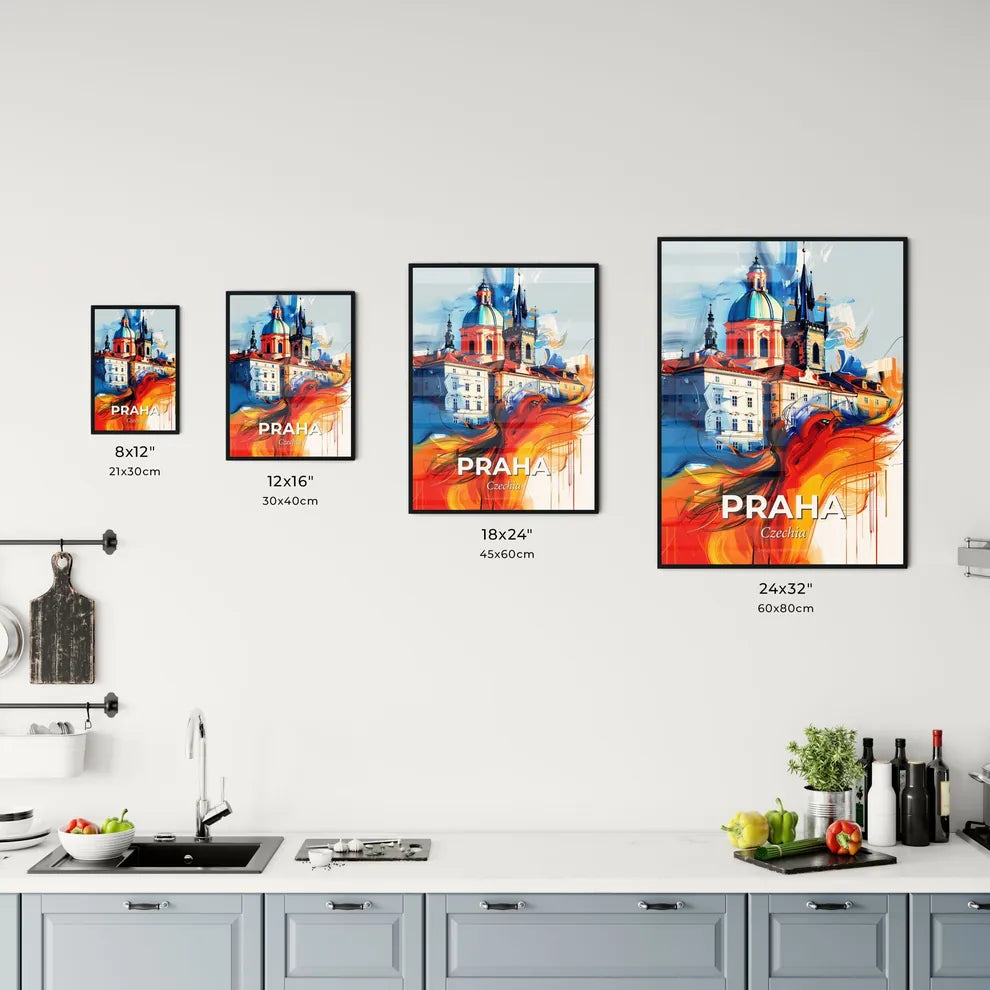 Vibrant Praha, Czechia Kitchen Art