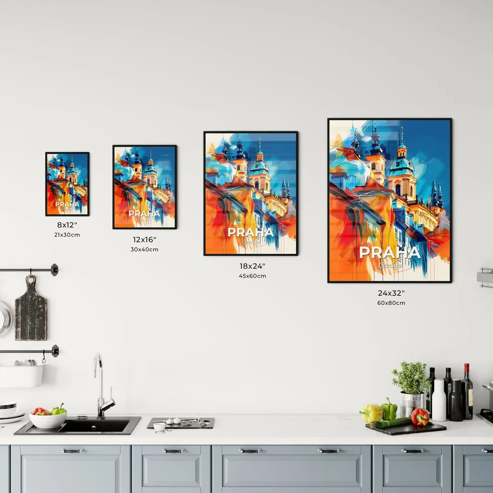 Vibrant Praha, Czechia Kitchen Art