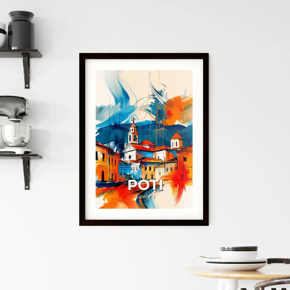 Vibrant Poti, Georgia Framed Print