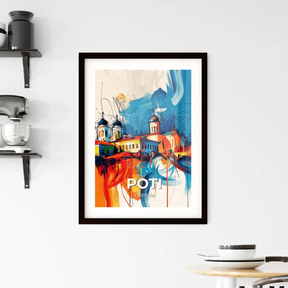 Vibrant Poti, Georgia Framed Print