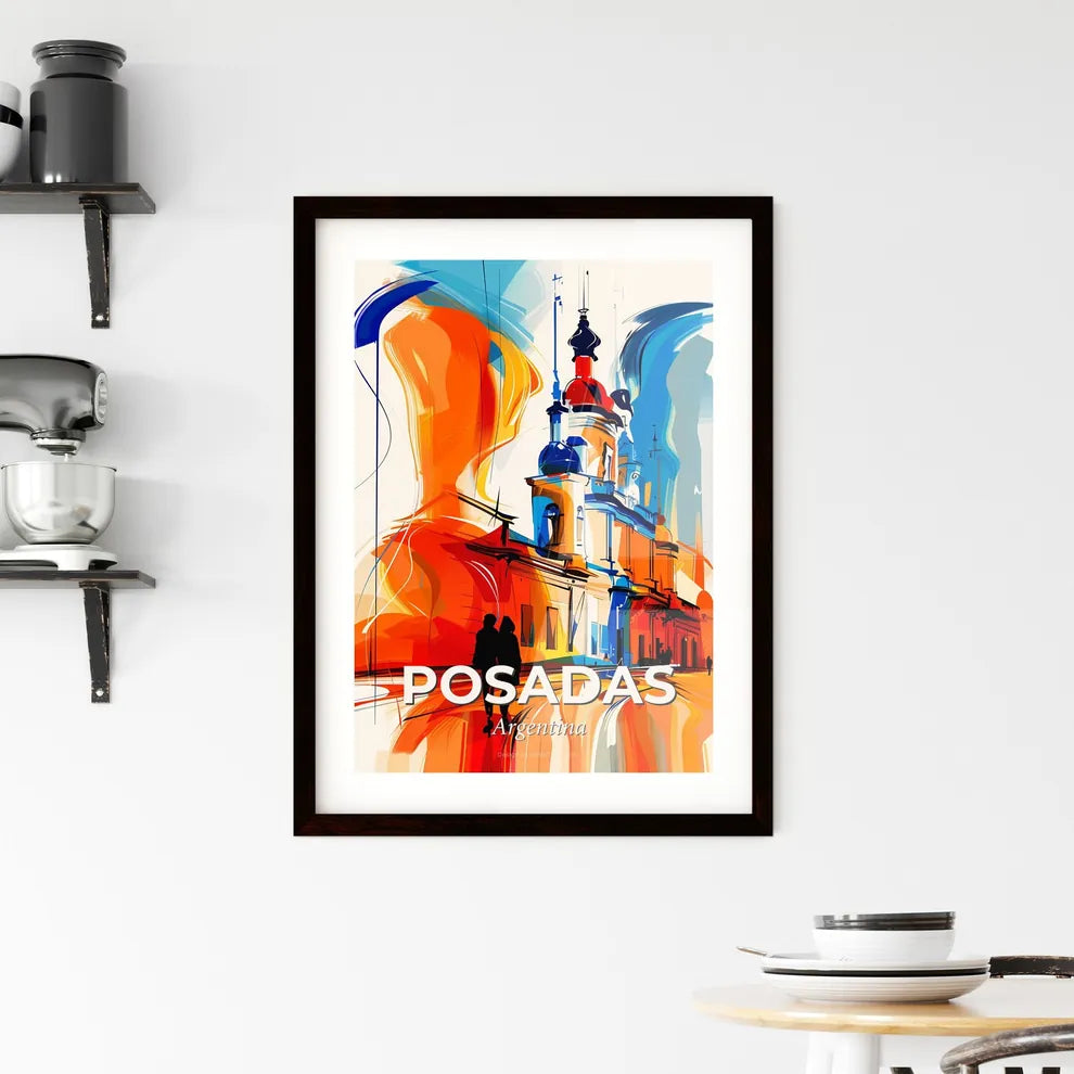 Vibrant Posadas, Argentina Framed Print
