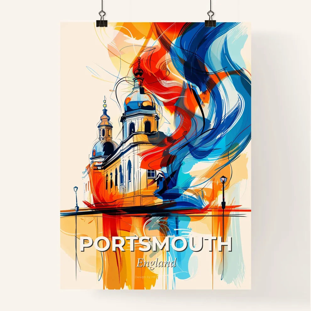 Vibrant Portsmouth, England Poster