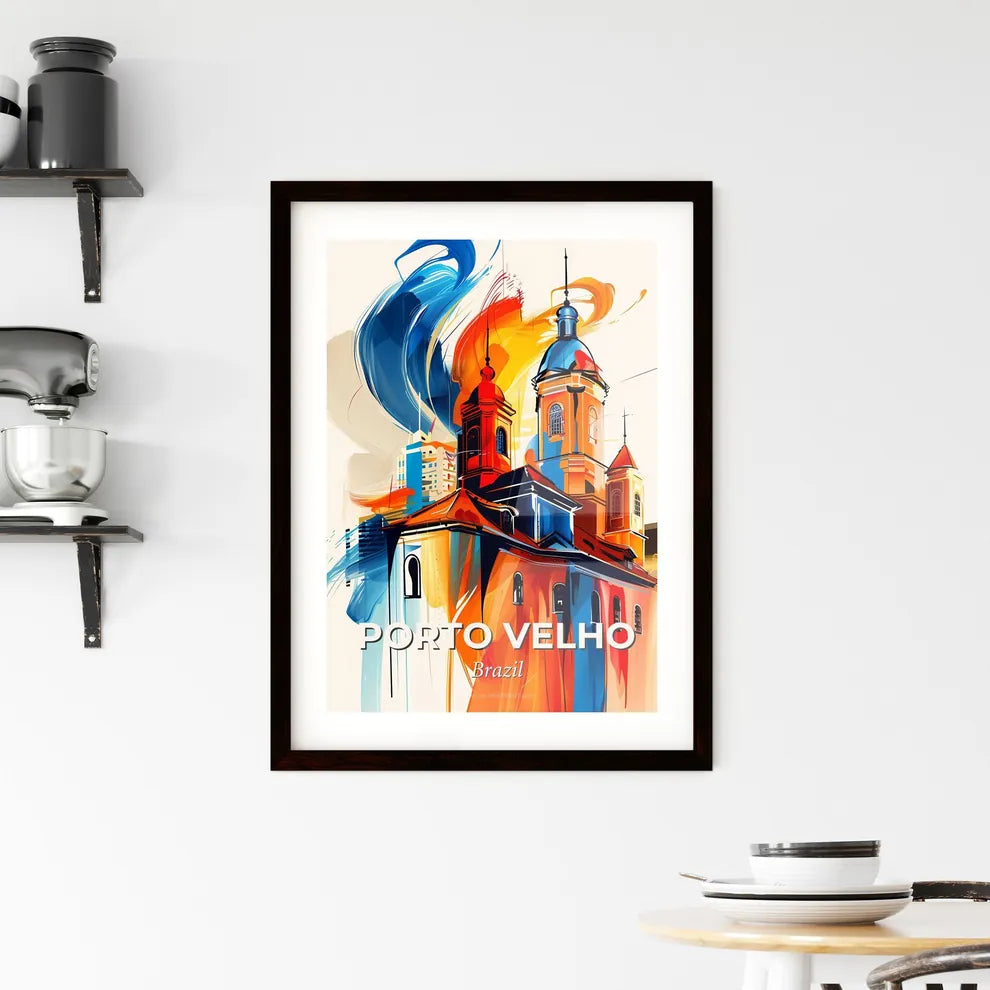 Vibrant Porto Velho, Brazil Framed Print