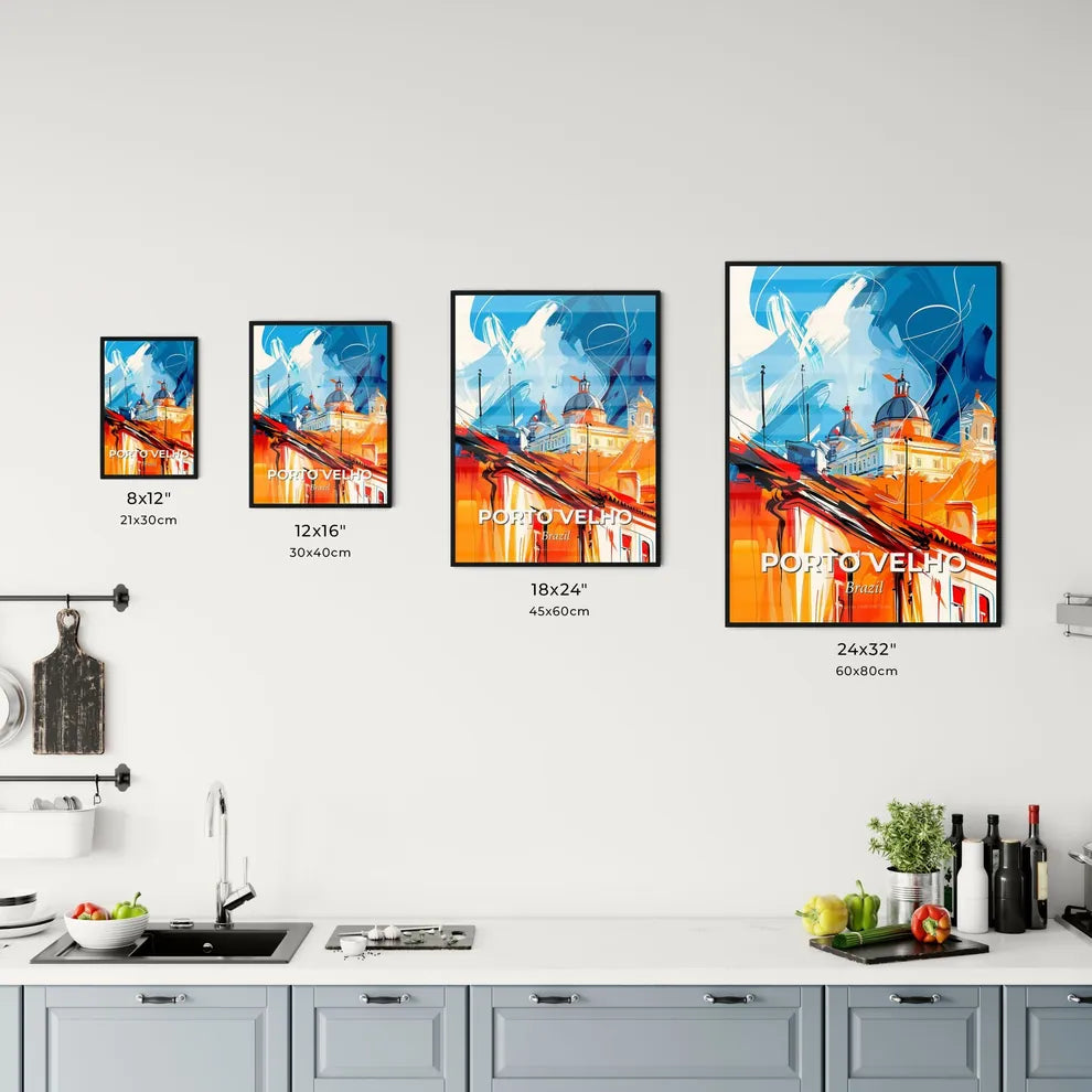 Vibrant Porto Velho, Brazil Kitchen Art
