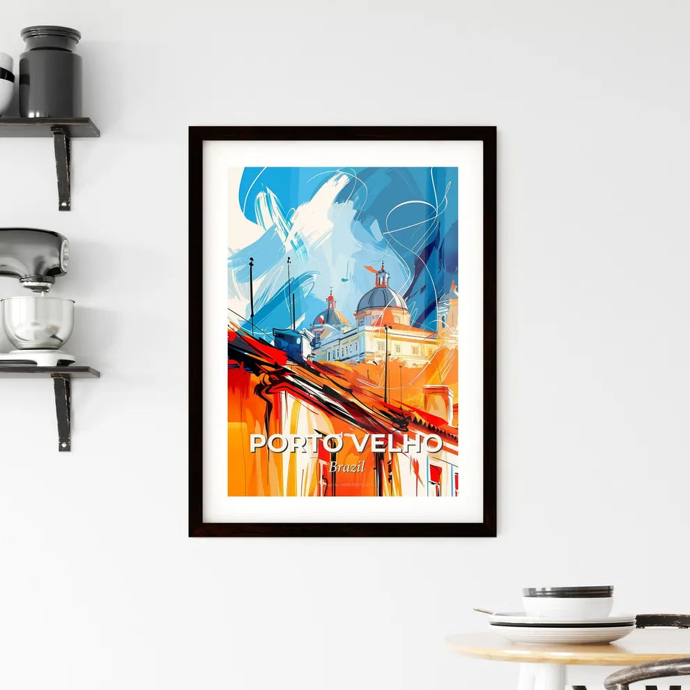 Vibrant Porto Velho, Brazil Framed Print