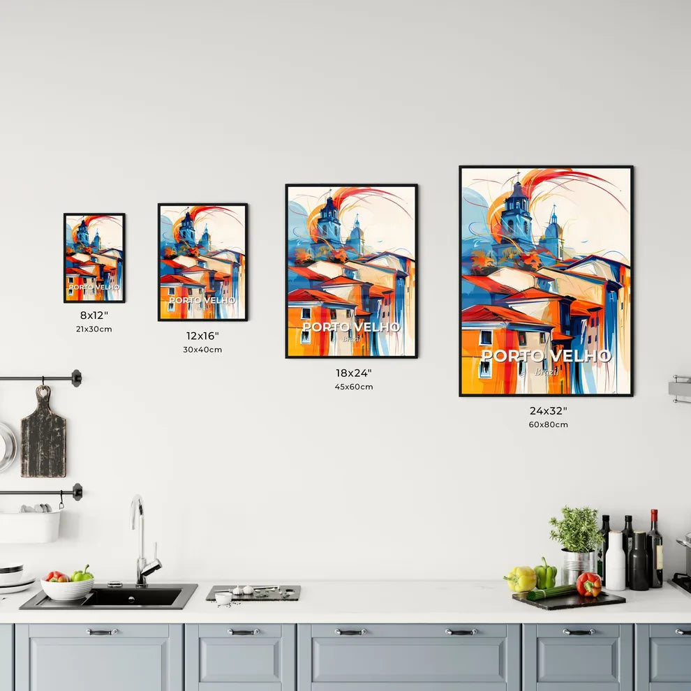 Vibrant Porto Velho, Brazil Kitchen Art